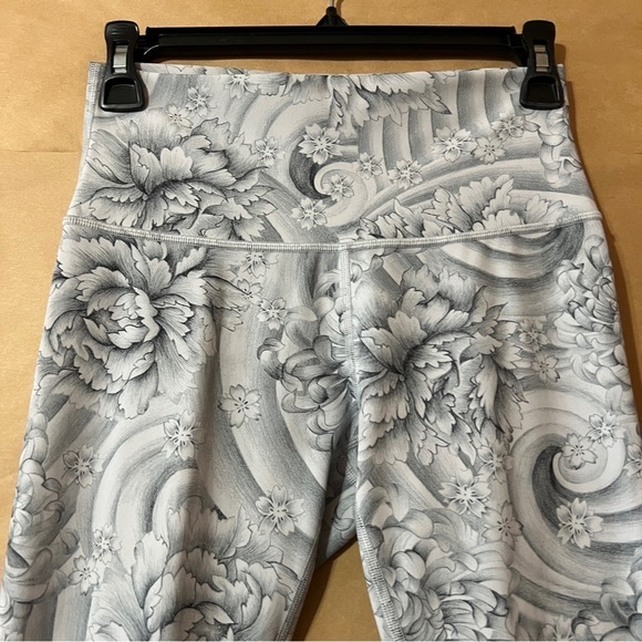 Lululemon | Wunder Under Crop High Rise Leggings Twine White Multi Size 6 - Picture 4 of 10